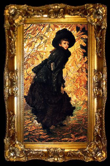 framed  James Tissot October, ta009-2